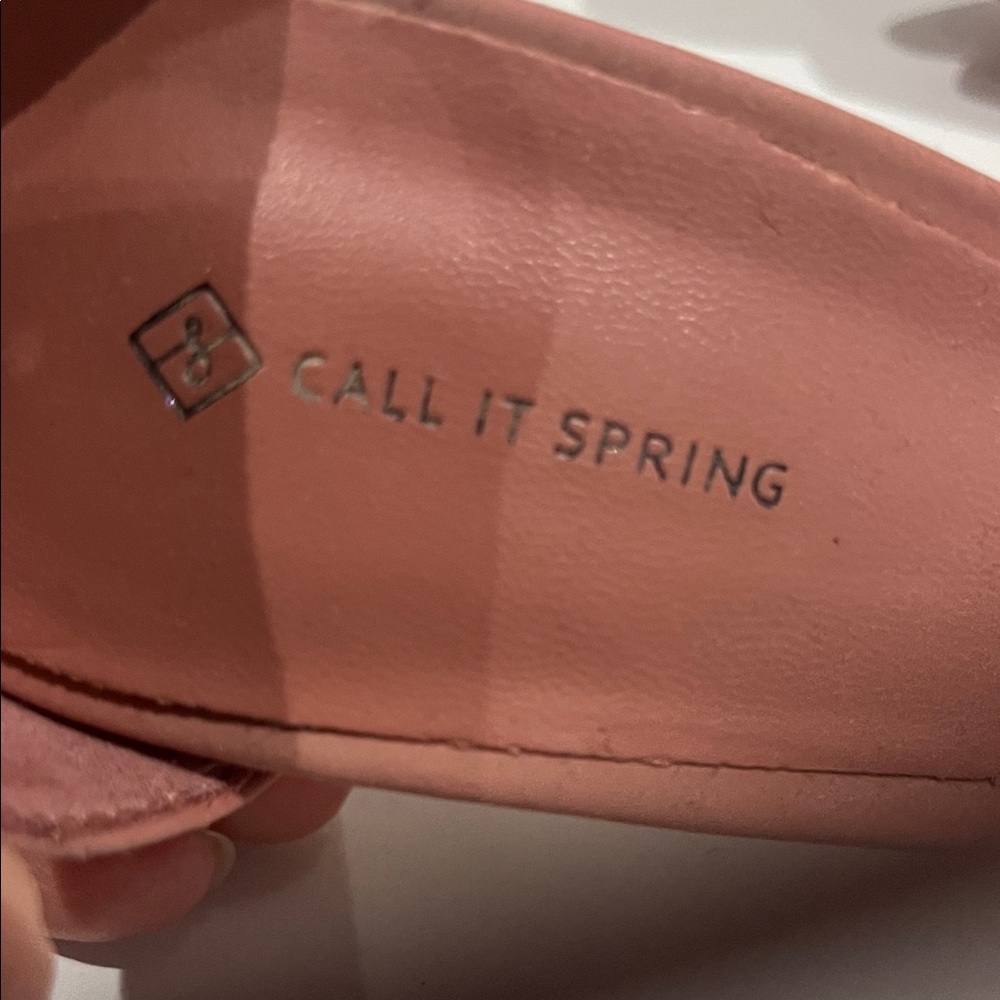 Call It Spring Coral Stiletto Heels - Picture 2 of 13